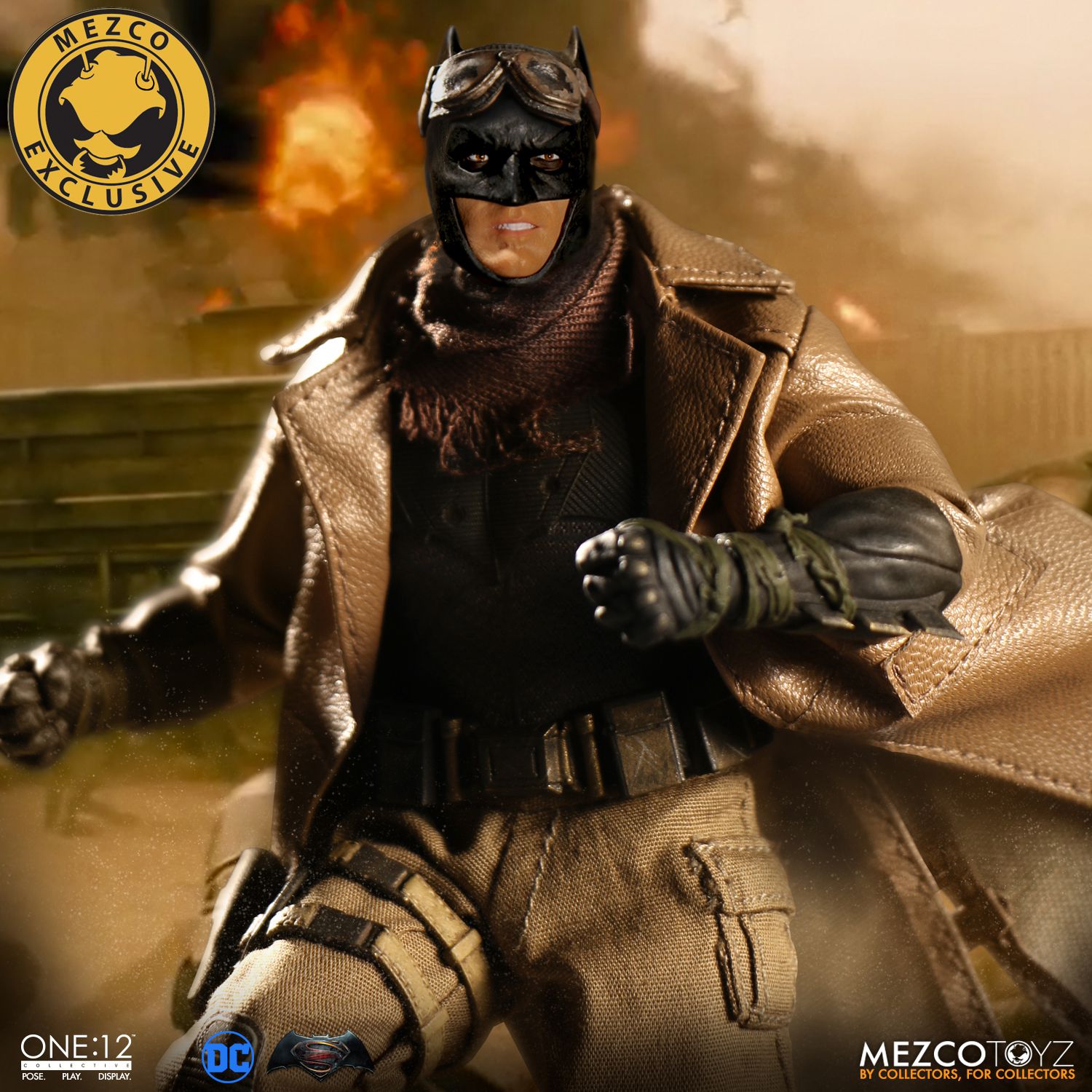 Mezco One:12 Collective Exclusive Batman V Superman: Knightmare Batman –  Xavier Cal Customs and Collectibles
