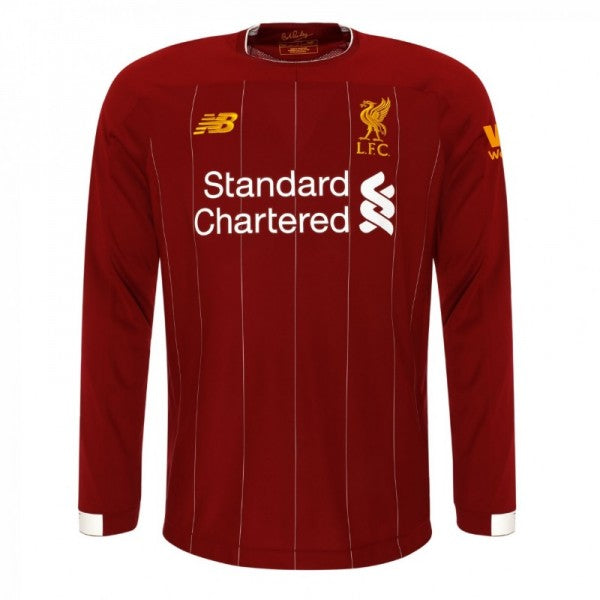 liverpool home long sleeve jersey