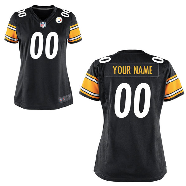 black on black steelers jersey