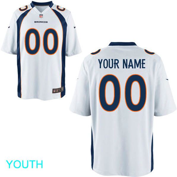 white broncos jersey