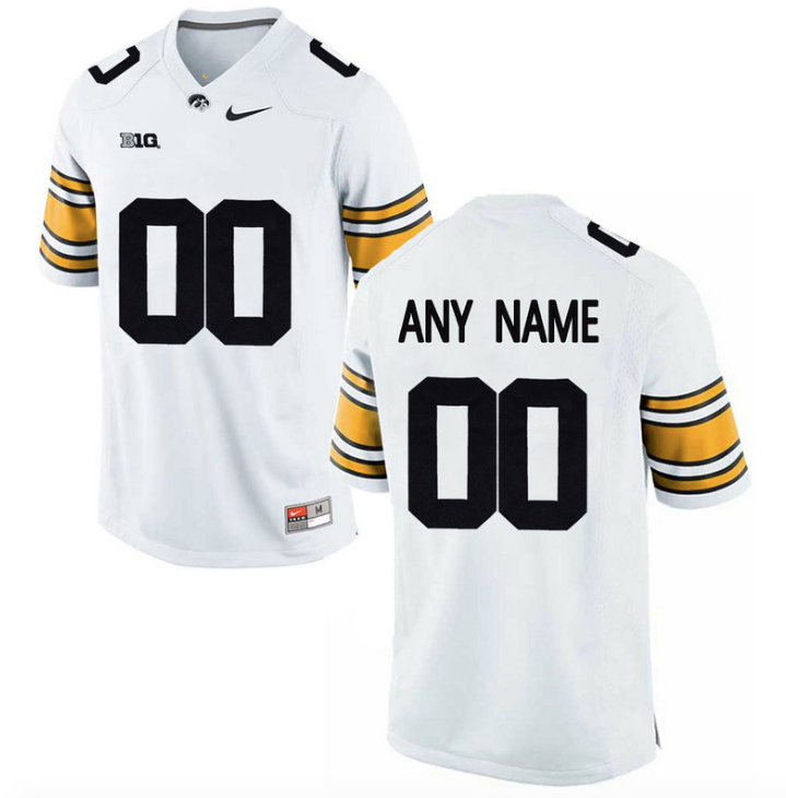 iowa hawkeyes custom jersey