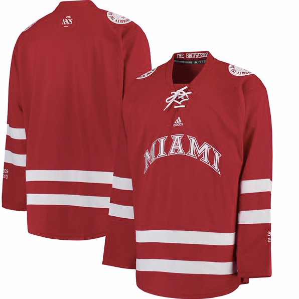 miami ohio hockey jersey