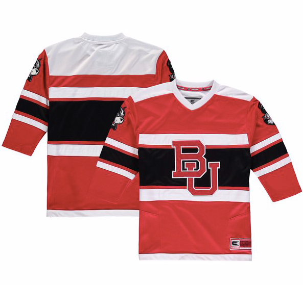 boston university hockey jersey custom