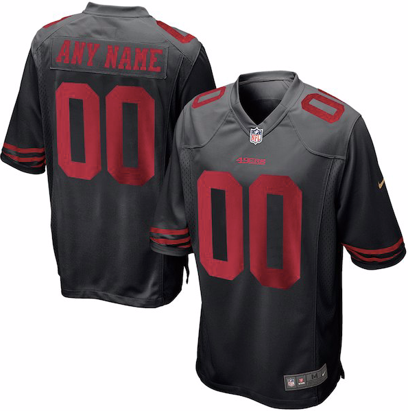 san francisco 49ers jersey black