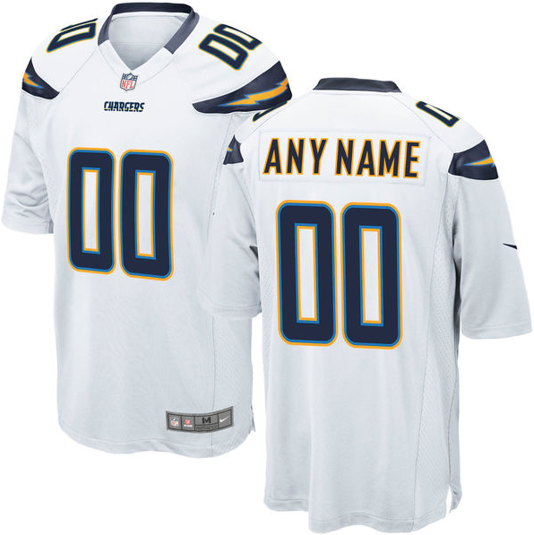 chargers stitched jerseys