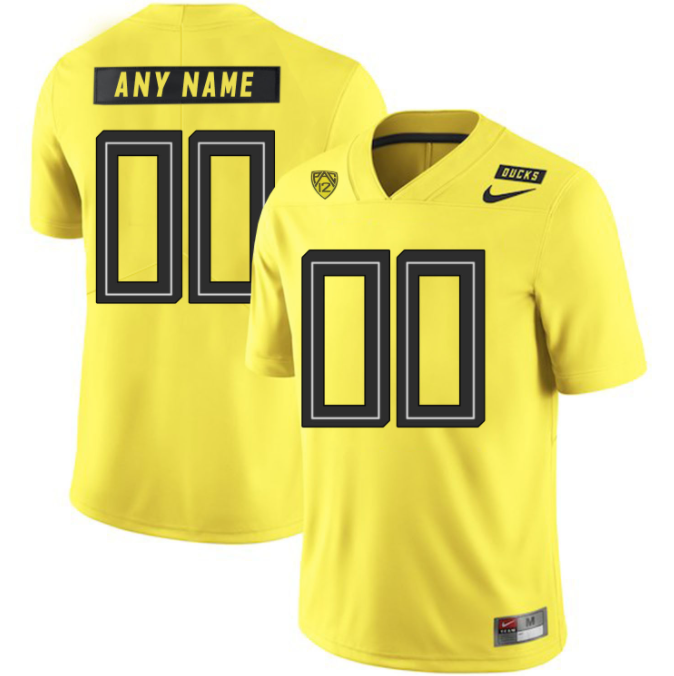 yellow oregon ducks jersey