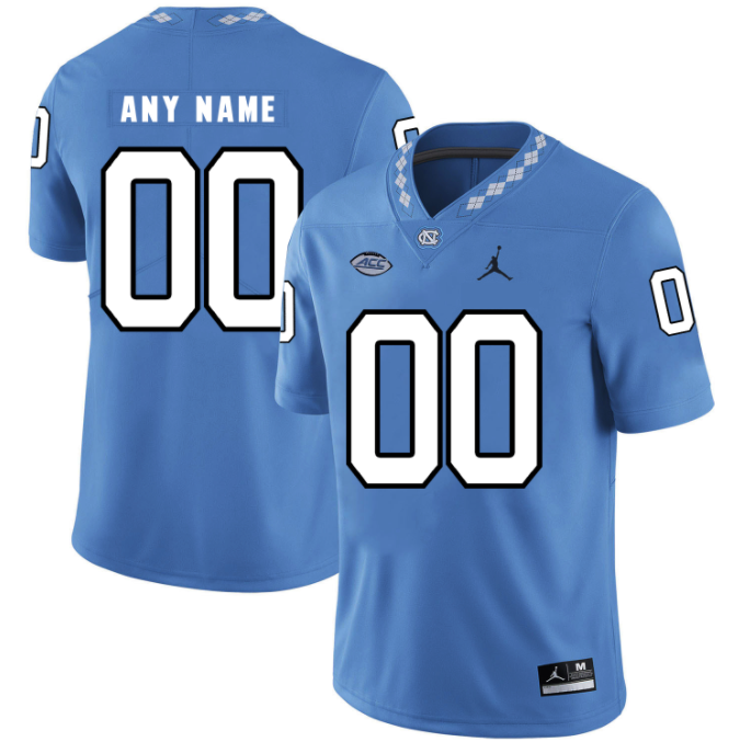 custom unc football jersey