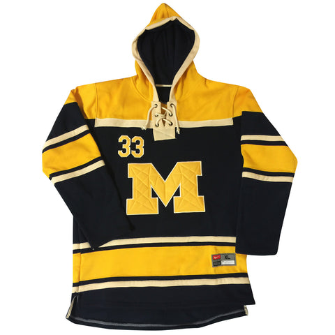 hockey jersey style hoodie