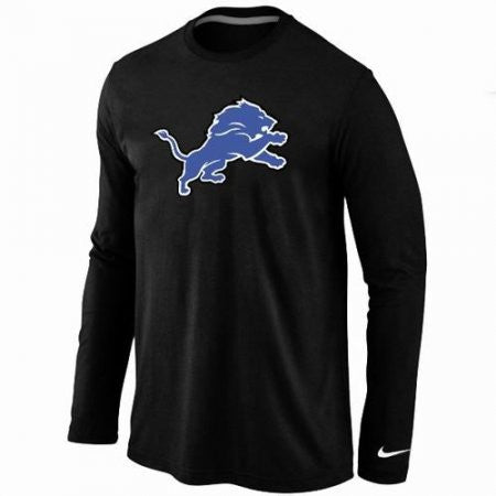 black detroit lions shirt