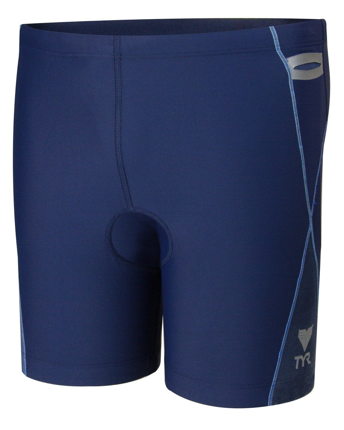 Tyr Men's Triathlon Splice 5 Inch Race Short - Blueberry (Small)