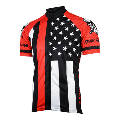 Thin Red Line Men's Cycling Jersey (S, M, L, XL, 2XL, 3XL) – Triathlete ...