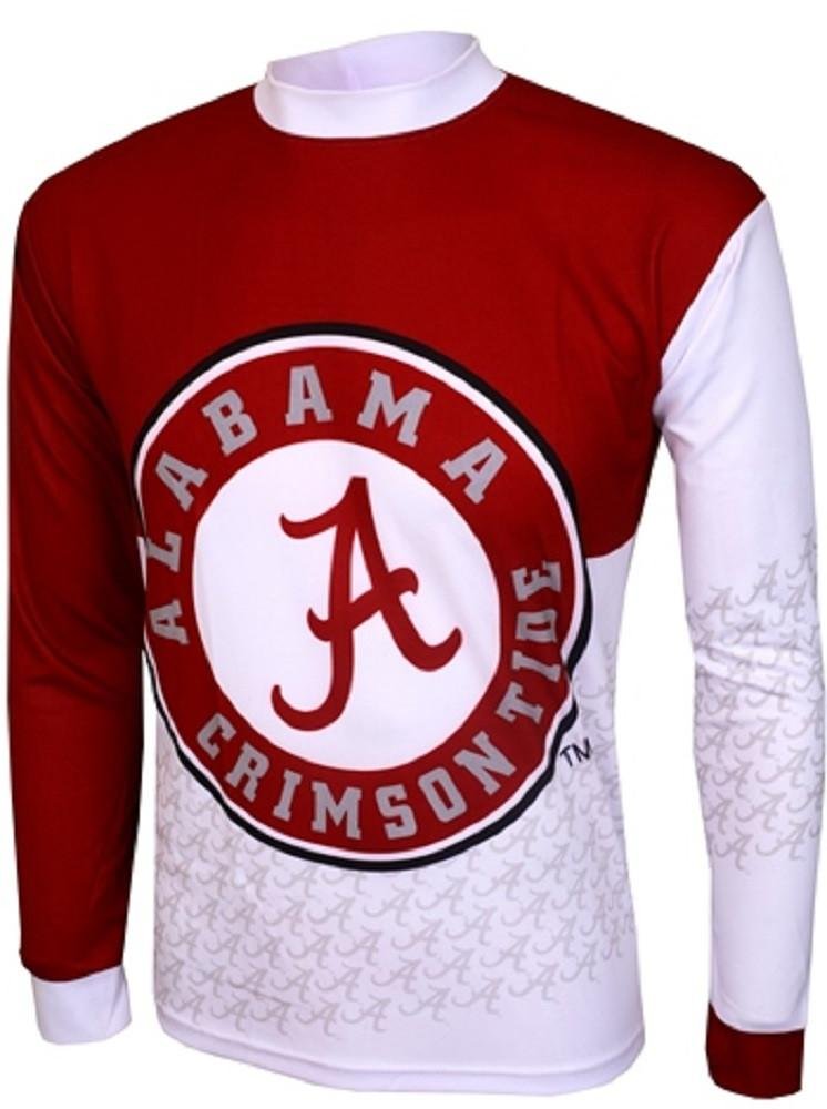 Alabama Crimson Tide Men's MTB Cycling Jersey (Small)