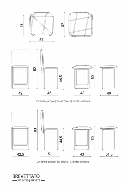 Cubix sizes