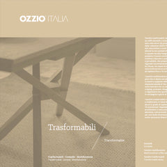 Transformējamu galdu katalogs no Ozzio.com