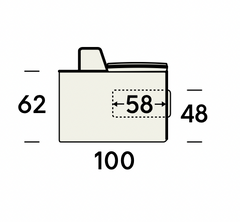 Truman Sofa Bed sizes