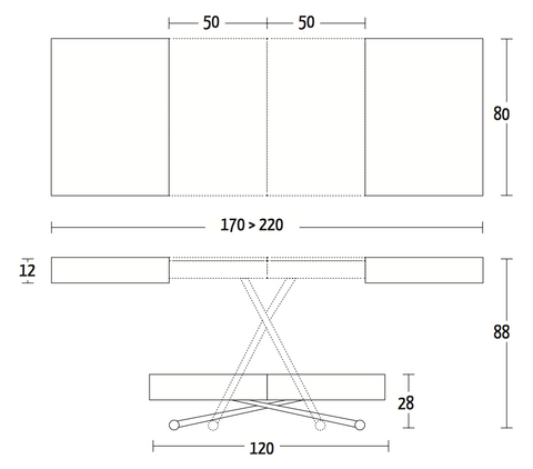 Ulisse Altacom Coffee Table
