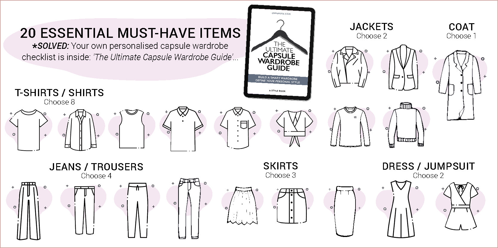Capsule Wardrobe Checklist - Fashion Basics + Essential Outfit Items