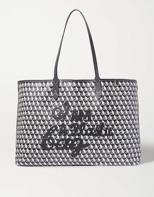ANYA HINDMARCH + NET SUSTAIN I Am A Plastic Bag large canvas tote