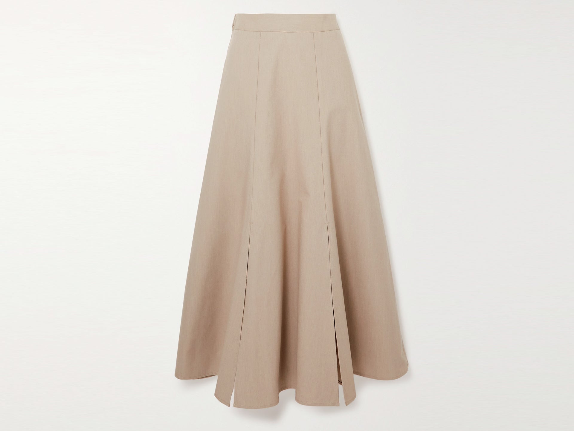 CAES - Sustainable Fashion - organic cotton-poplin midi skirt