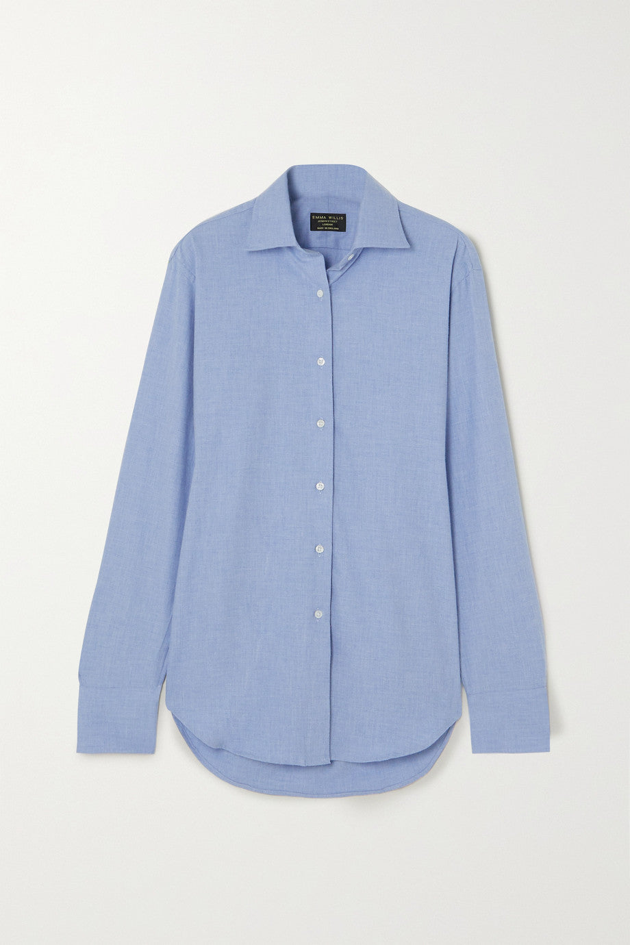 Emma Willis + Net Sustain Houndstooth Brushed-cotton Shirt