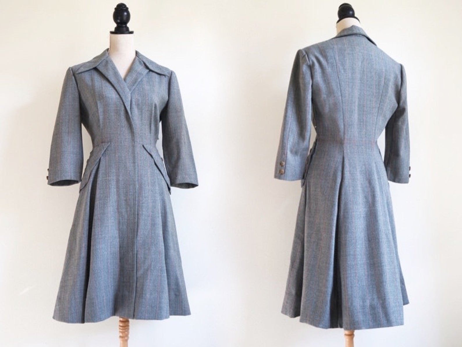 NowVoyagerVintage-1940s wool dress coat