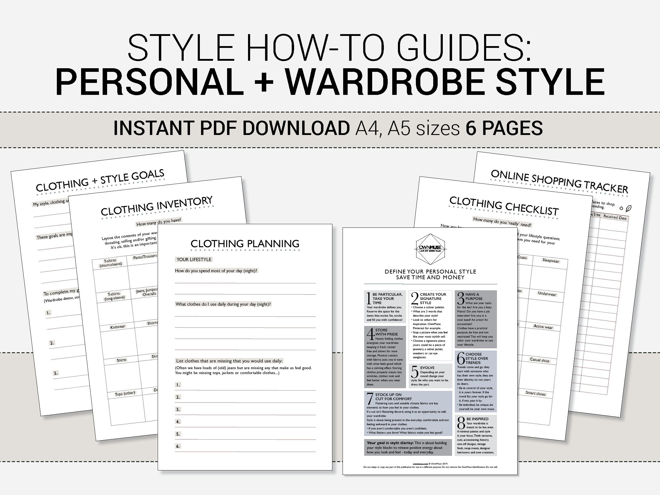 Style How-To: Personal Style + Wardrobe Style Guide PDF Download