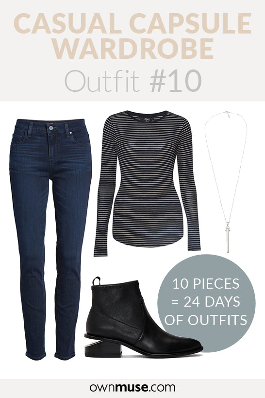 Casual Outfit Ideas 10 Items = 24 Outfits – OwnMuse