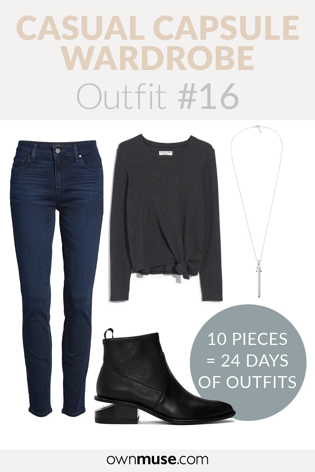 Day wear outfit inspiration - Capsule Wardrobe 