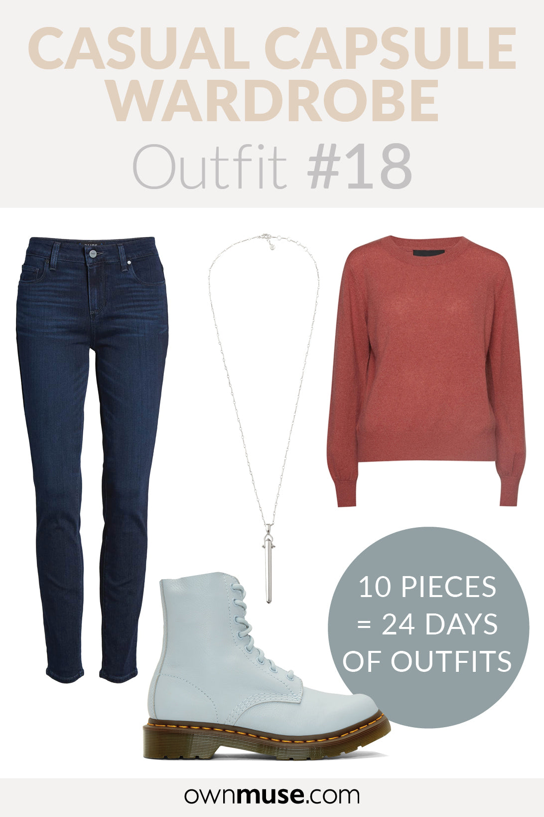 Day wear outfit inspiration - Capsule Wardrobe 