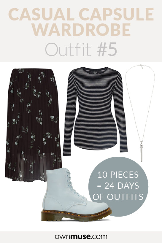 Day wear outfit inspiration - Capsule Wardrobe 