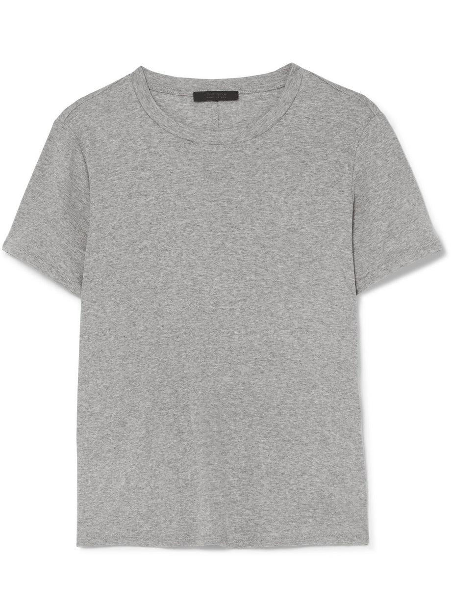 The Row - Wesler grey cotton jersey short sleeve t-shirt