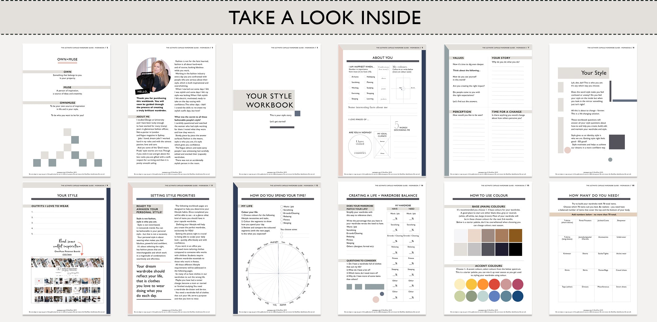 The Ultimate Capsule Wardrobe Guide - Workbook Edition
