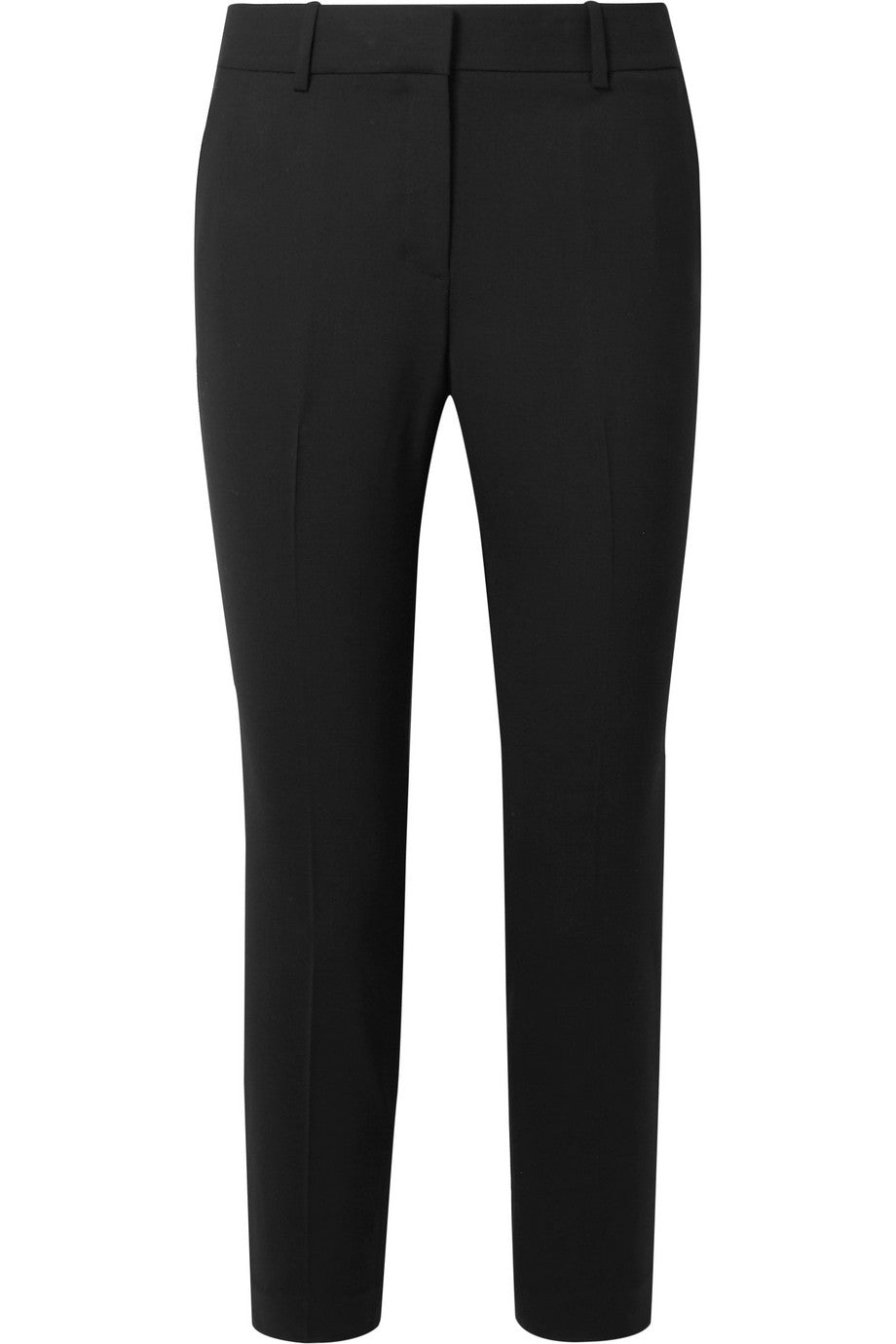 Theory - Black tapered slim-fit 'Treeca 2' stretch wool tapered pants trousers