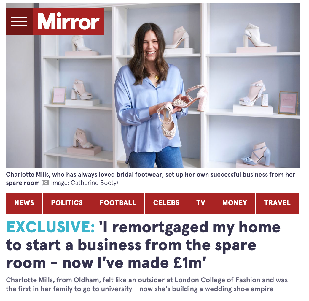 charlotte mills mirror online press feature