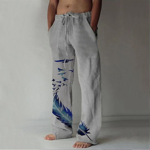 dronken Technologie Stewart Island The Feather of Maat Linen Pants – Amerukhan Basics Clothing