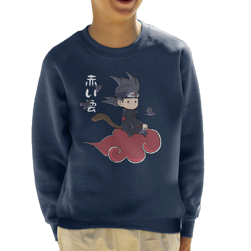 Itachi Uchiha Akatsuki Red Cloud Dragon Ball Z Naruto Kids Sweatshirt