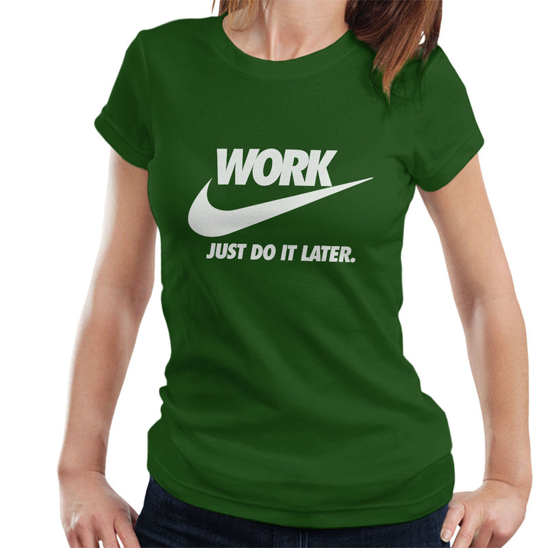 green nike just do it shirt