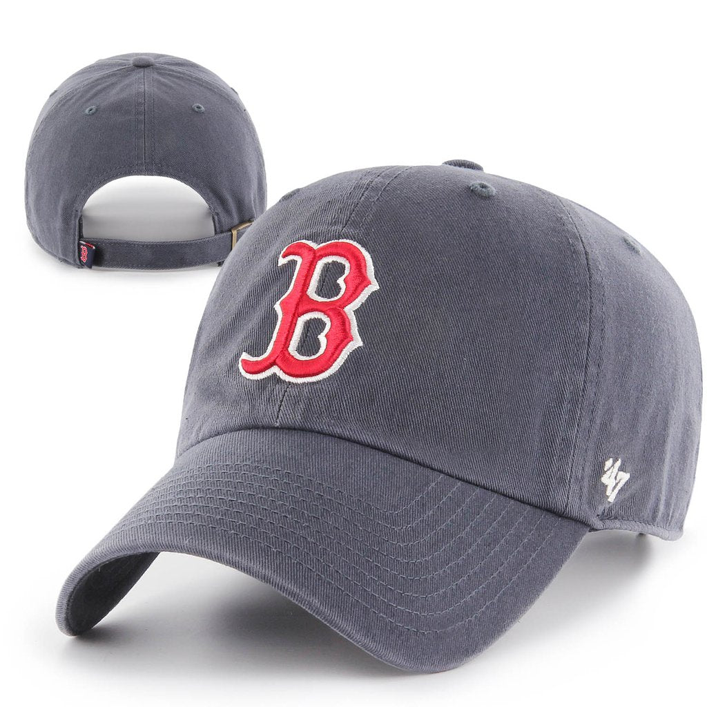 Boston Red Sox Vintage Navy Clean Up Adjustable Hat - 19JerseyStreet product image