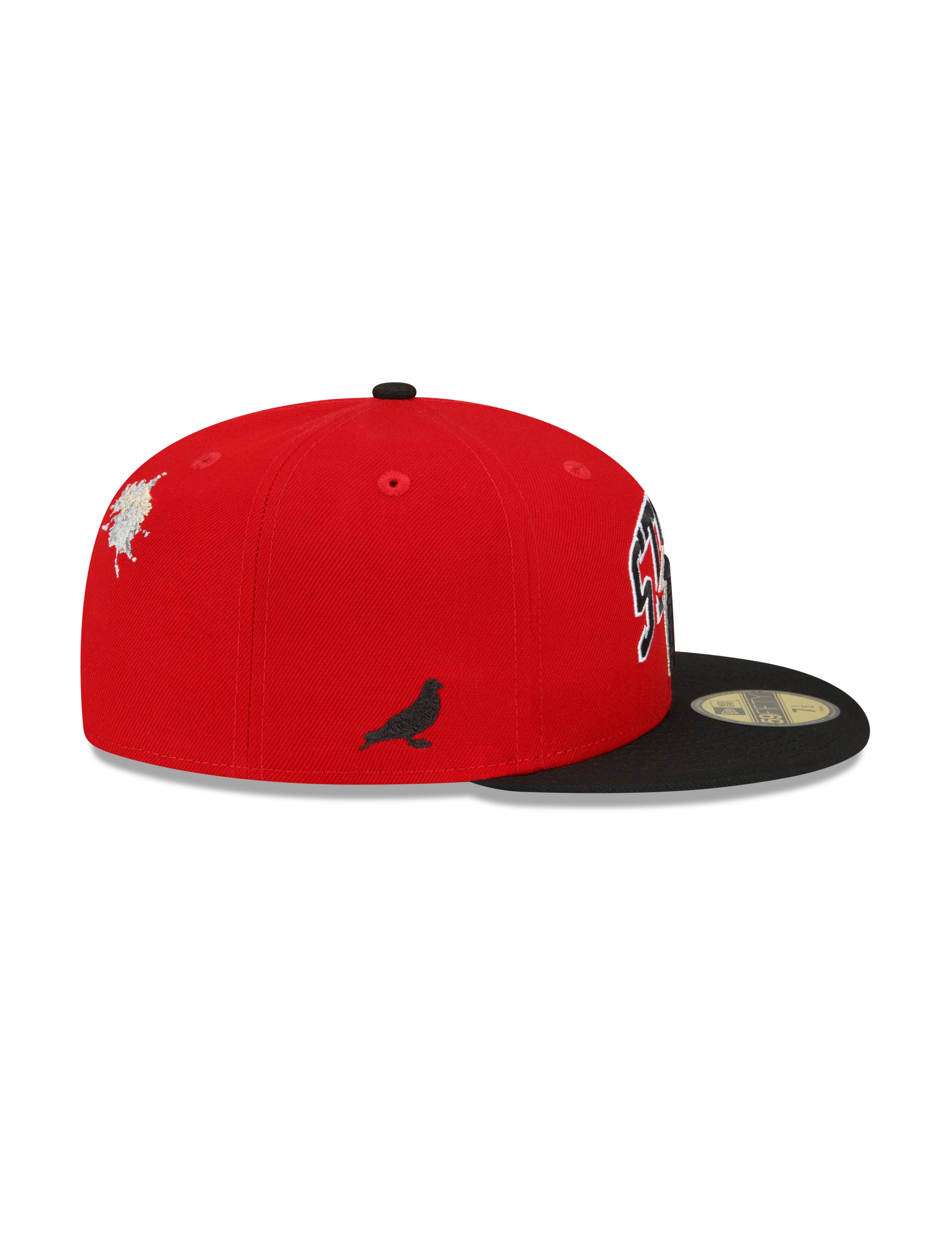 New Era Nfl  San Francisco 49Ers X Staple Red 9Fifty Snapback Cap