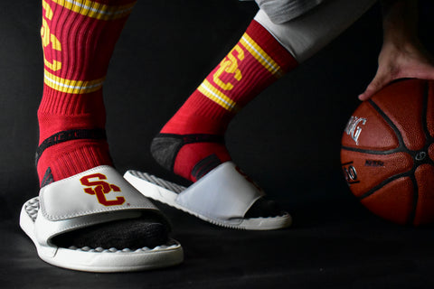 USC California Los Angeles Slide Sandals Trojans Football Basketball 