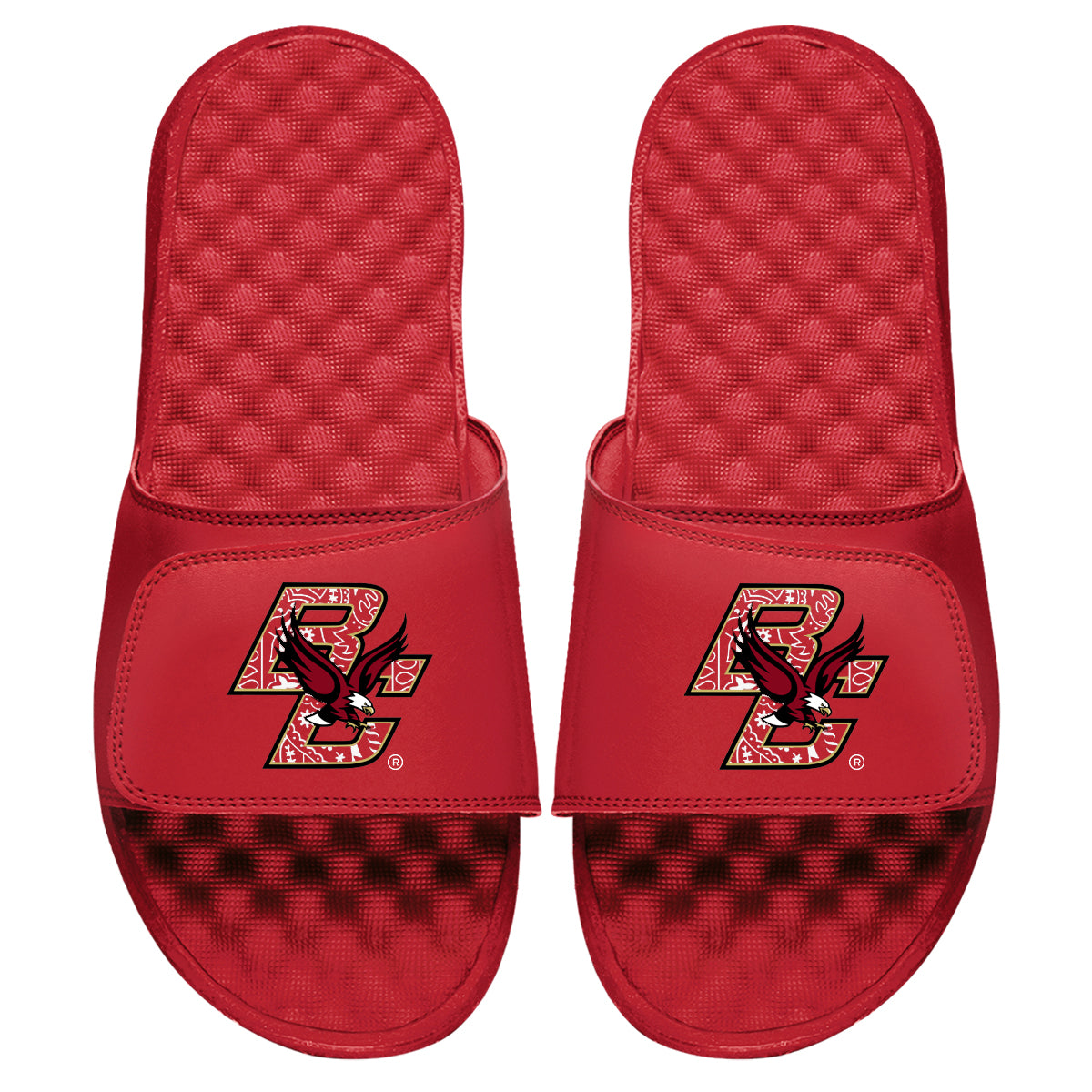 red bandana slippers