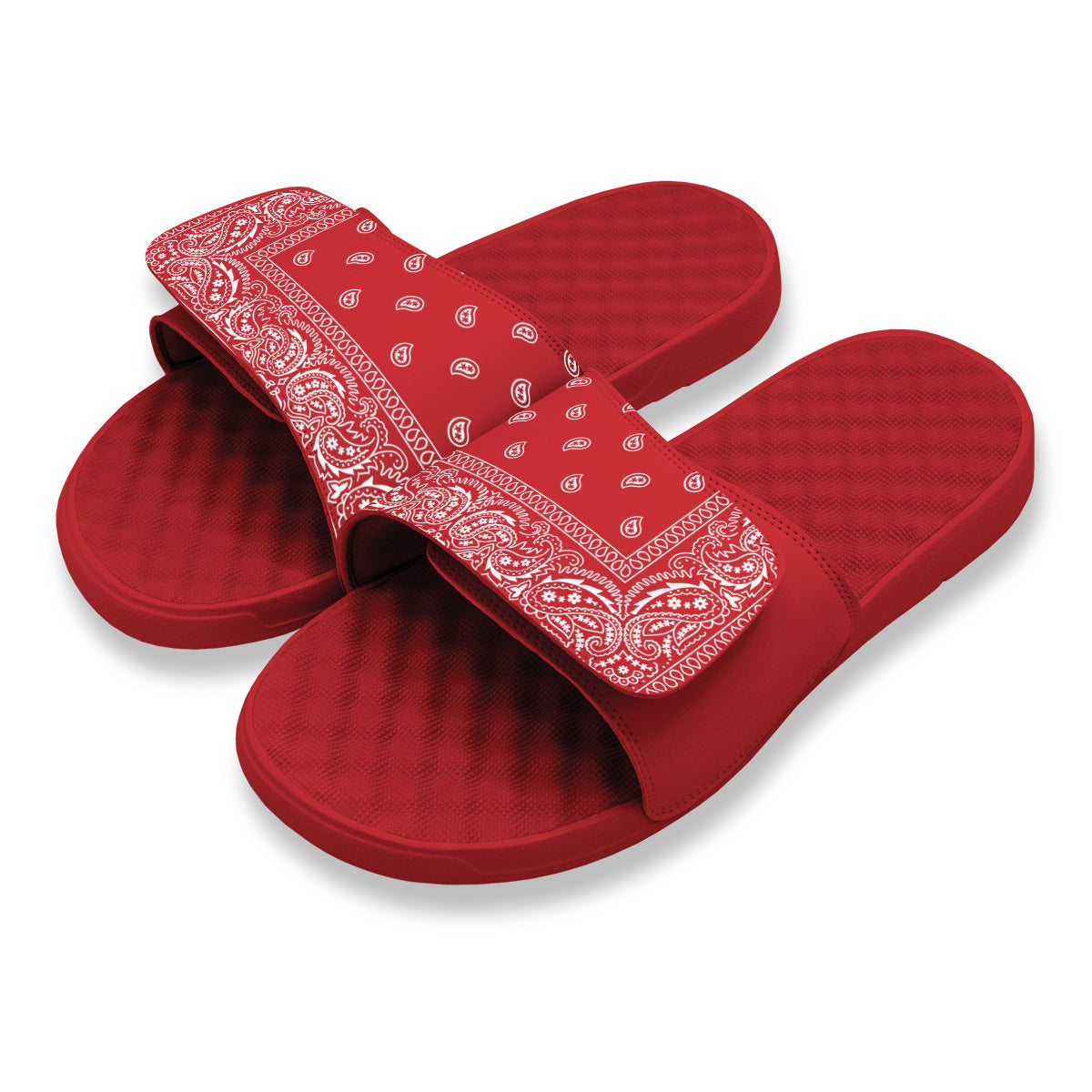 red bandana slippers