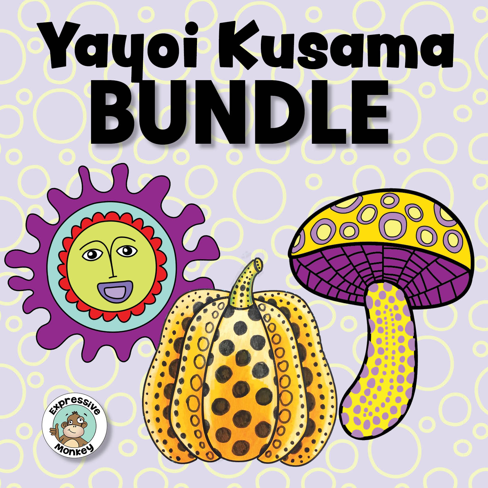 Download Yayoi Kusama Art Lesson BUNDLE with Pumpkins, Mushrooms ...