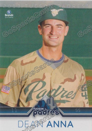 2013 Tucson Padres Dean Anna – Go Sports Cards