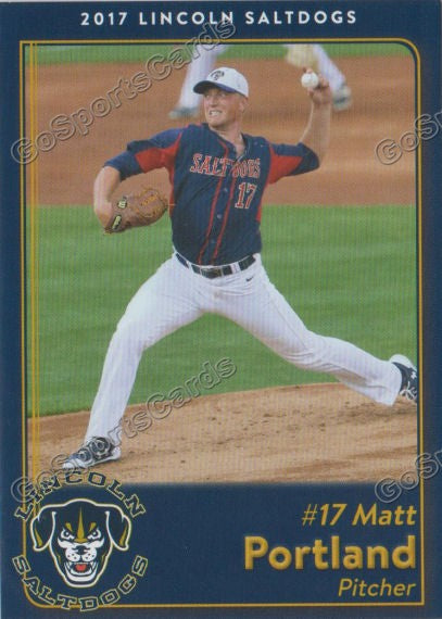 2017 Lincoln Saltdogs Matt Portland – Go Sports Cards