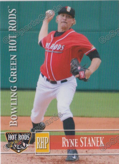 2014 Bowling Green Hot Rods Ryne Stanek – Go Sports Cards