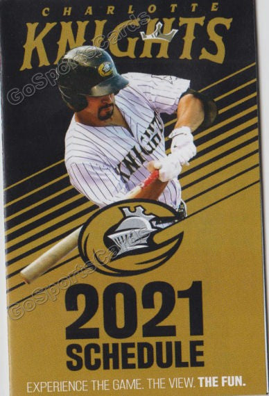 2022 Charlotte Knights Pocket Schedule – Go Sports Cards