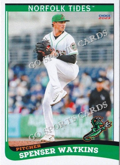 2022 Norfolk Tides 2nd Spenser Watkins – Go Sports Cards