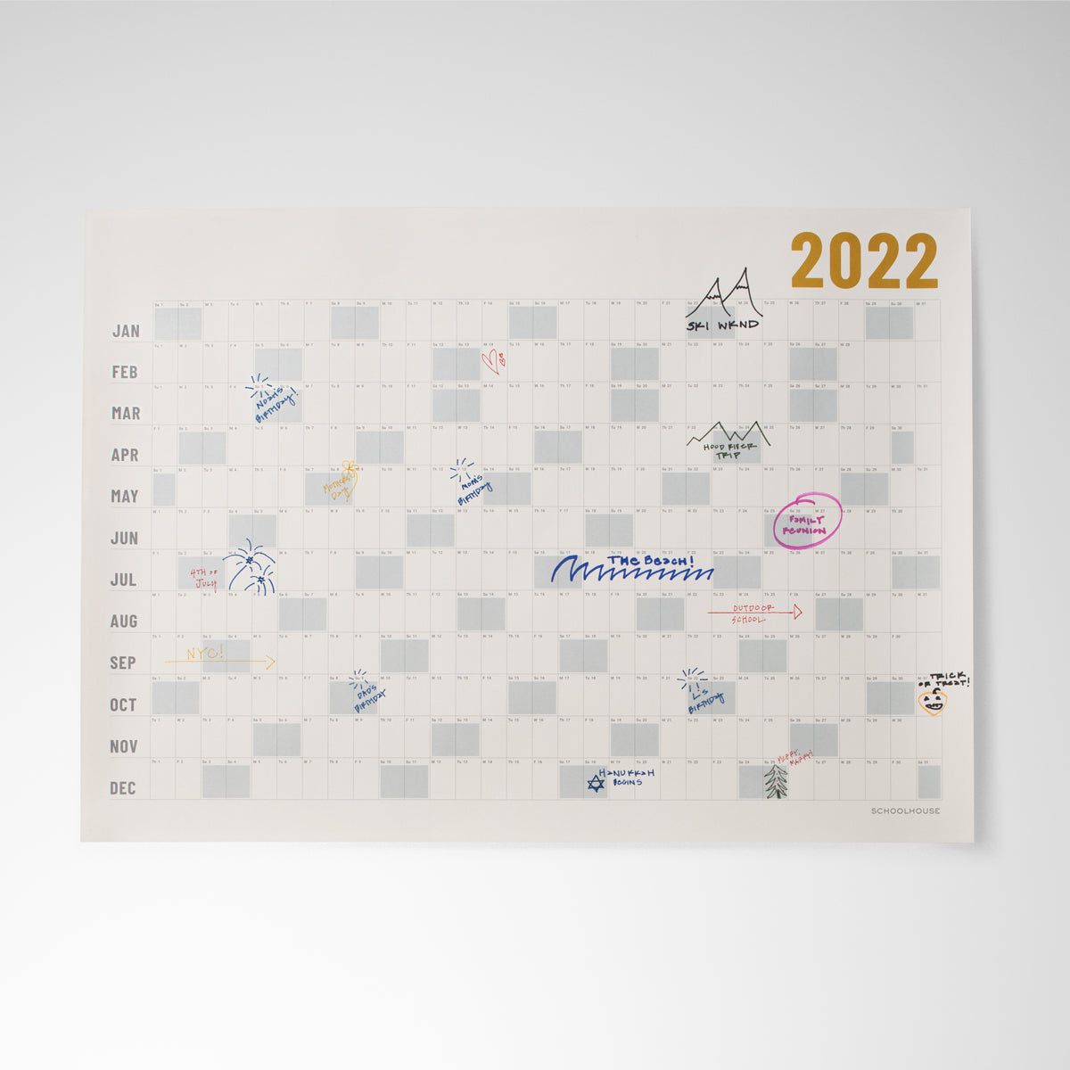 2022 calendar planne