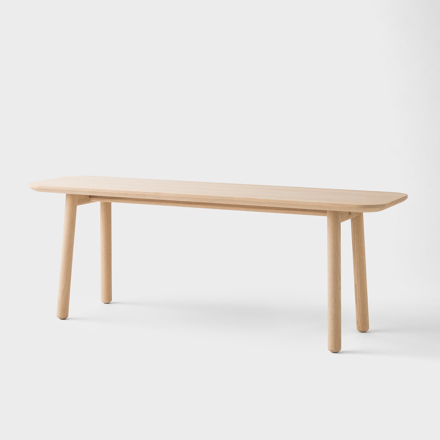 wooden bench with a white background